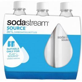 Sodastream Láhev 1 l SOURCE/PLAY 3Pack bílá