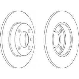 FERODO (FEDERAL-MOGUL) Brzdový kotouč FERODO FE DDF042