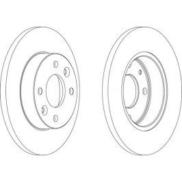 FERODO (FEDERAL-MOGUL) Brzdový kotouč FERODO FE DDF055
