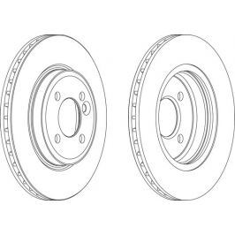 FERODO (FEDERAL-MOGUL) Brzdový kotouč FERODO FE DDF1127