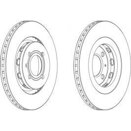 FERODO (FEDERAL-MOGUL) Brzdový kotouč FERODO chlazený FE DDF339