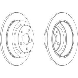 FERODO (FEDERAL-MOGUL) Brzdový kotouč FERODO FE DDF678