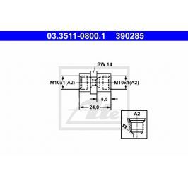 Adaptér brzdového vedení ATE AT 390285