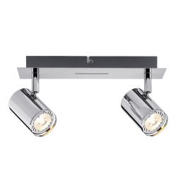 Spot LED 2x3,5W Rondo 230V, chrom - Paulmann 60183
