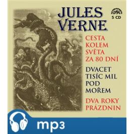 Cesta kolem světa za 80 dní, Dvacet tisíc mil pod mořem, mp3 - Jules Verne