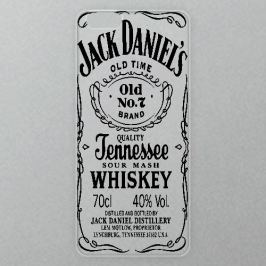 Výměnné akrylové sklo iSaprio Alu pro iPhone 6 / 6S - Jack Daniels - black