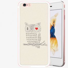 Plastový kryt iSaprio - I Love You 01 - iPhone 6 Plus/6S Plus - Rose Gold