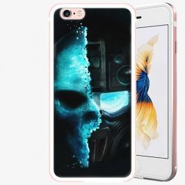 Plastový kryt iSaprio - Roboskull - iPhone 6/6S - Rose Gold